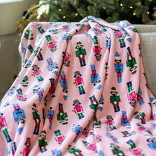 Pink Nutcracker Throw Blanket