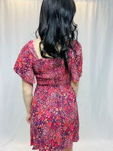 Berry Floral Dress