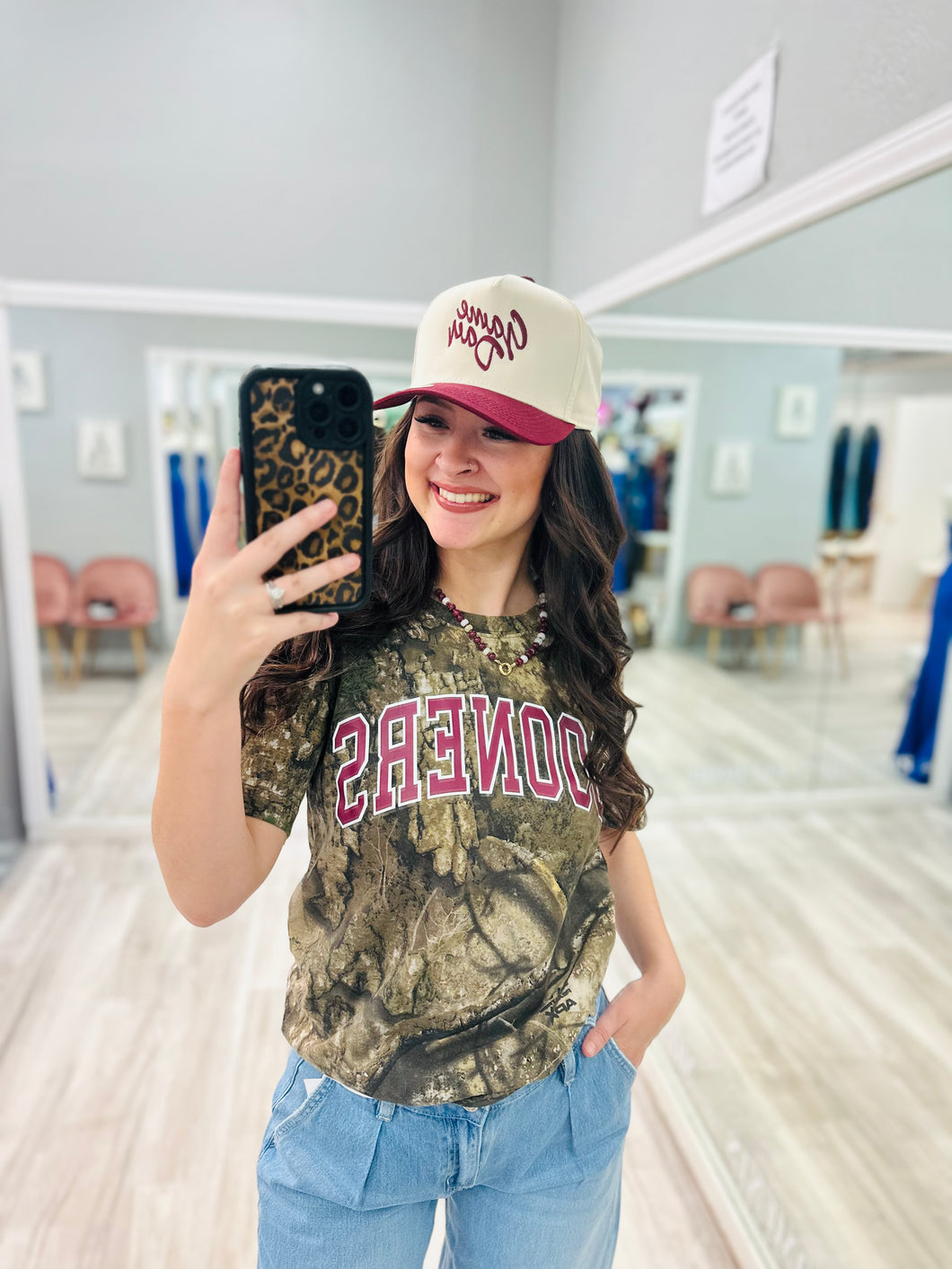 Camo Sooners Tee