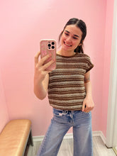 Chocolate Stripe Blouse