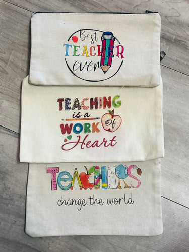 Teacher Canvas Bags