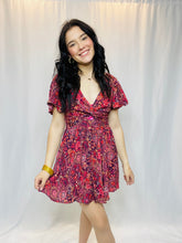 Berry Floral Dress