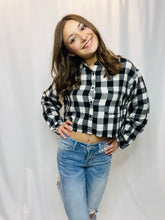 Black and White Checkered Flannel