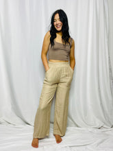 Tan Linen Trousers