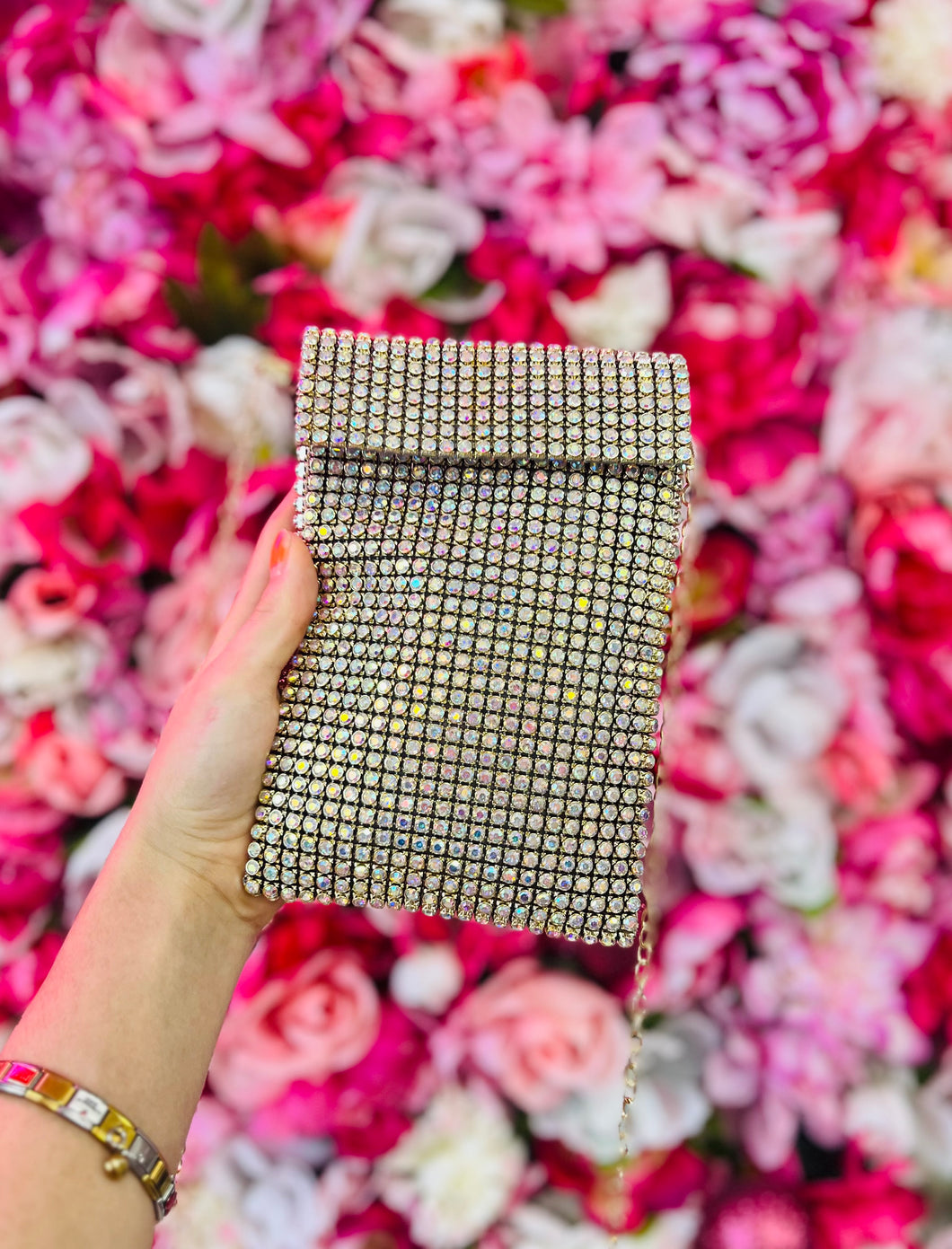 Rhinestone Phone Purse