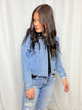 Denim Scrunch Back Jacket