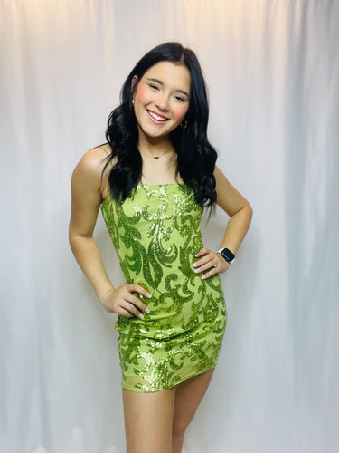 Fairytale Green Short Formal Dress