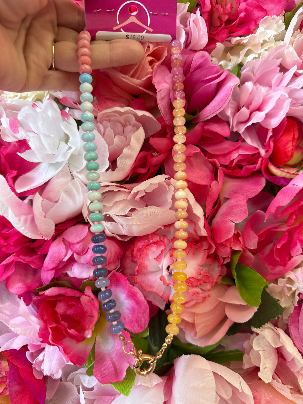 Multi-Colored Beaded Necklace