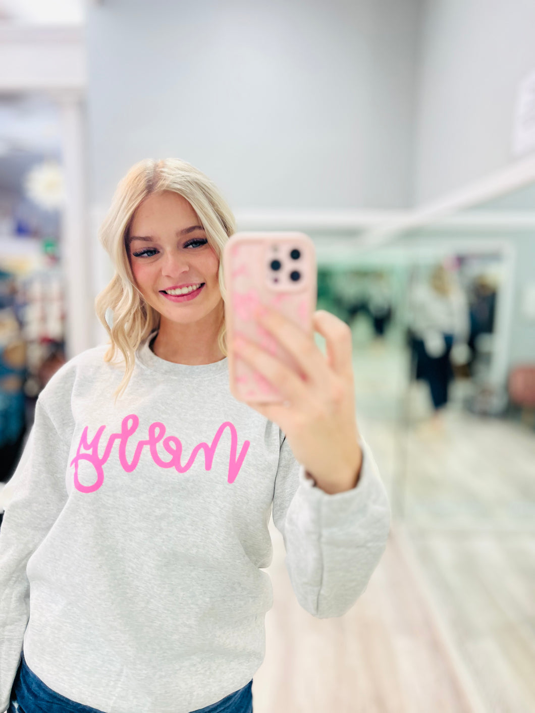 Pink Merry Crewneck