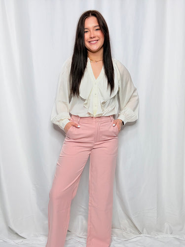 Pastel Pink Trouser