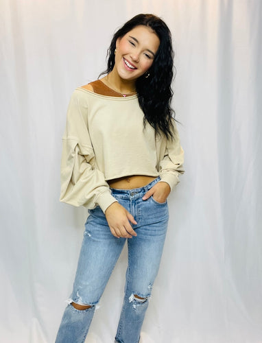 Back to the Basics Cropped Sweatshirt