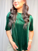 Pleated Green Top