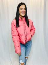 Just Peachy Puffer Jacket