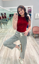 Leopard Barrel Jeans