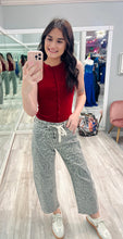 Leopard Barrel Jeans