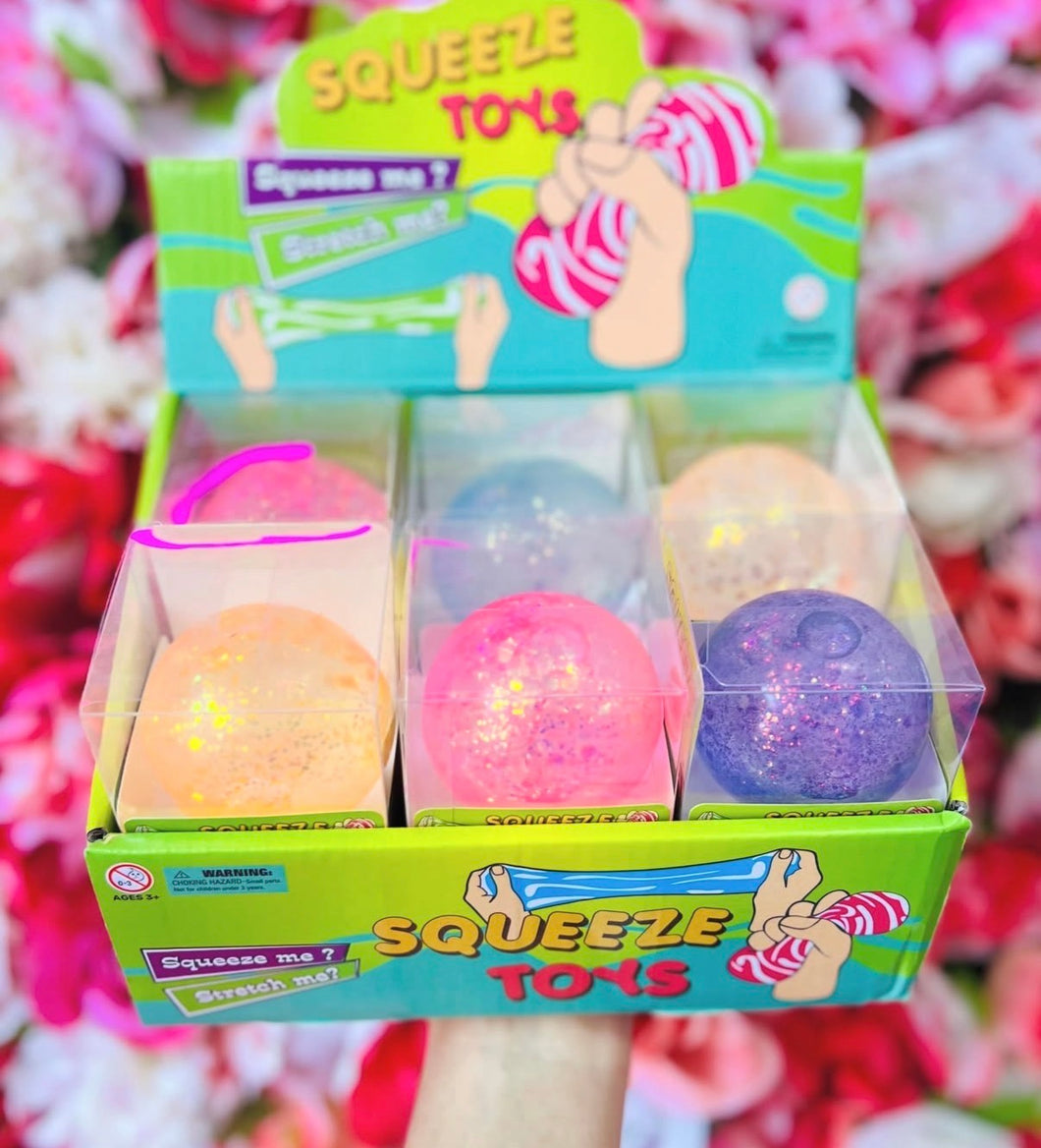 Squishy Glitter Balls