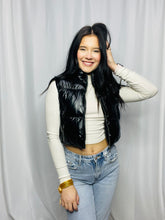 Metallic Puffer Vest