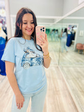Floral Bunny Car Tee