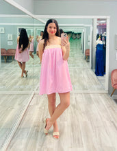 Summer Striped Mini Dress