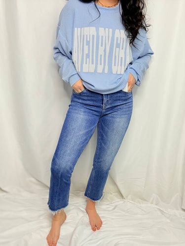High Rise Kick Flare Jean