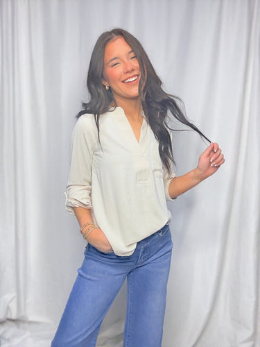 Folded Sleeve Dream Top