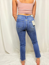 mid rise slim straight vervet