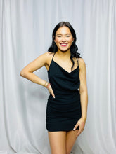 Ruched Dreams Black Dress