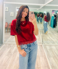 Satin & Lace Tee