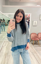 Ocean Breeze Striped Sweater