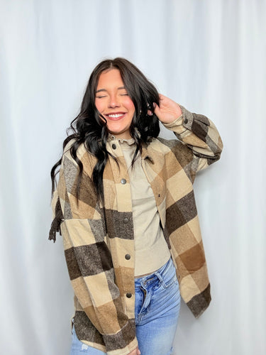 Falling for Fringe Flannel
