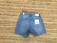 High Rise Raw Hem Shorts