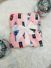 Pink Nutcracker Throw Blanket