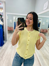 Loose Knit Sweater Vest