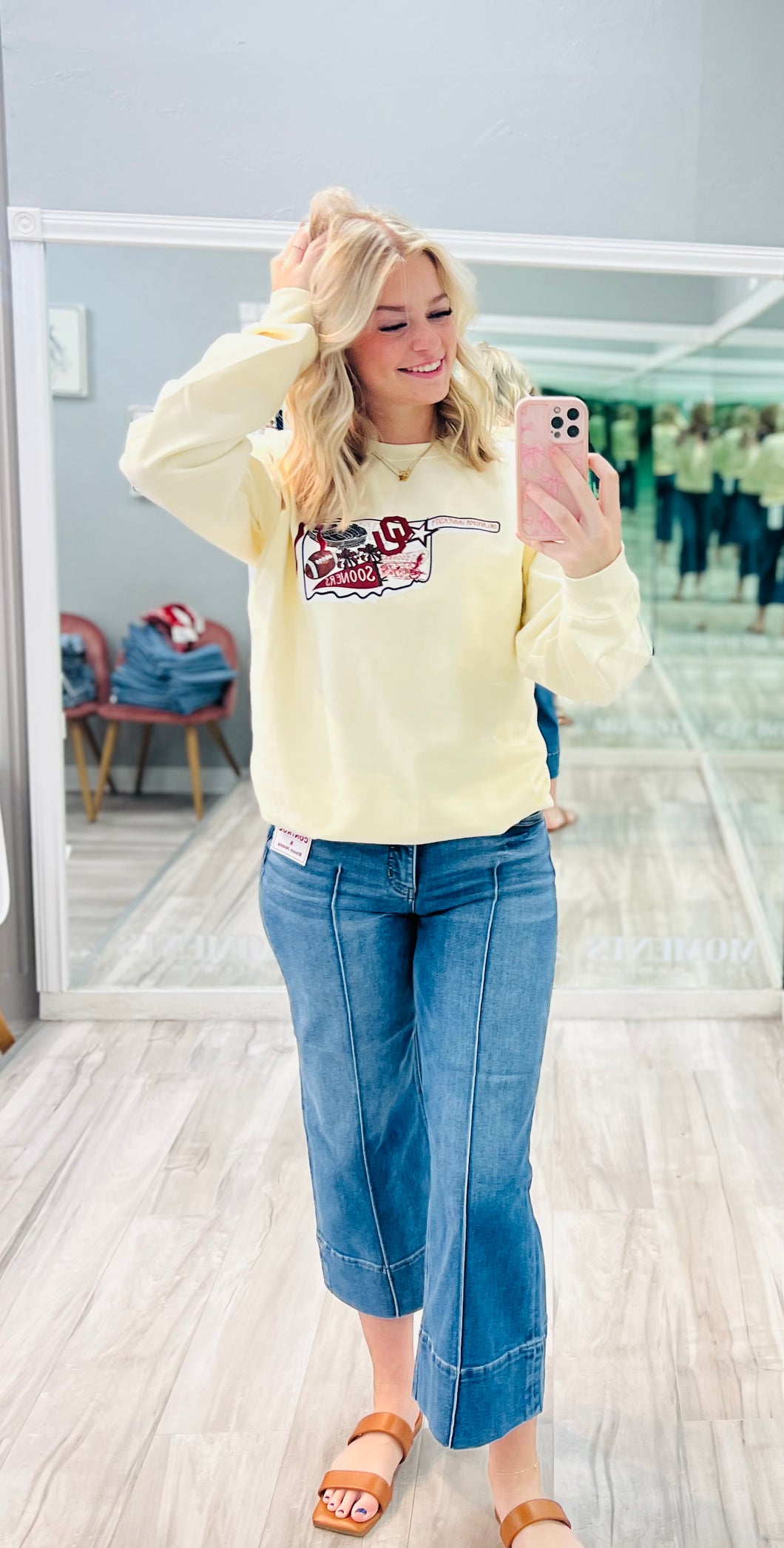 Cuffed Tummy Control Jeans