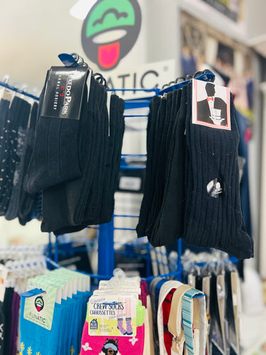 Men's Black Dress Sock