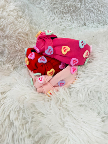 Conversation Hearts Headband