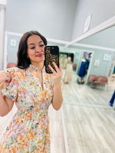 Floral pastel Midi Dress