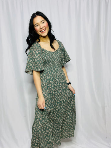 Floral Charm Maxi Dress