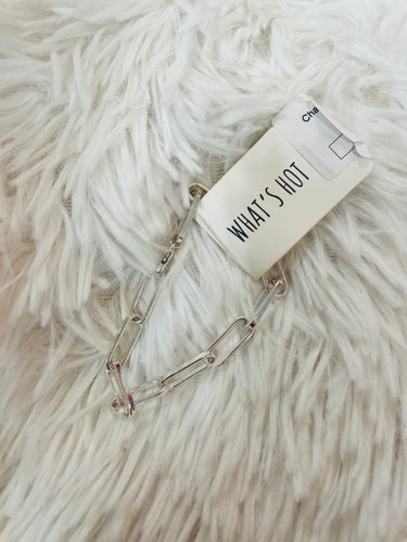 Silver Chain Link Bracelet