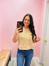 Mustard Striped Top