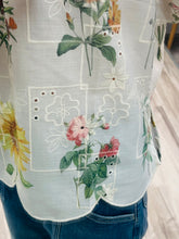 Scalloped Floral Blouse