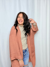 Dusty Peach Cardigan