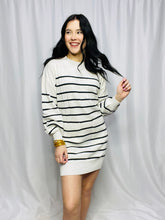 Striped Perfection Sweater Dress