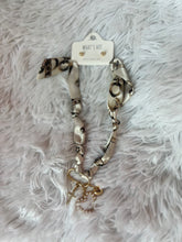 Heart Charm Scarf Necklace