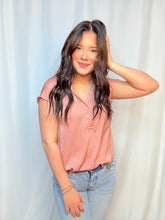 Rachel Button Down Tee