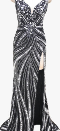 Ivory Eclipse Prom Dress