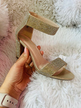 Nicky- Gold Shimmer Heel