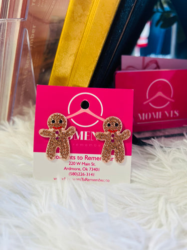 Gingerbread Earring