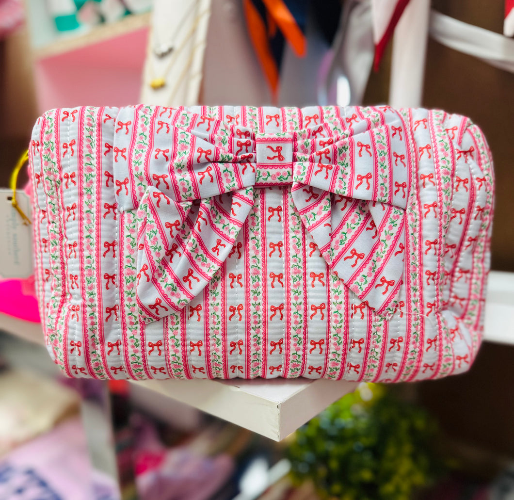 Bow Blossom Travel Bag