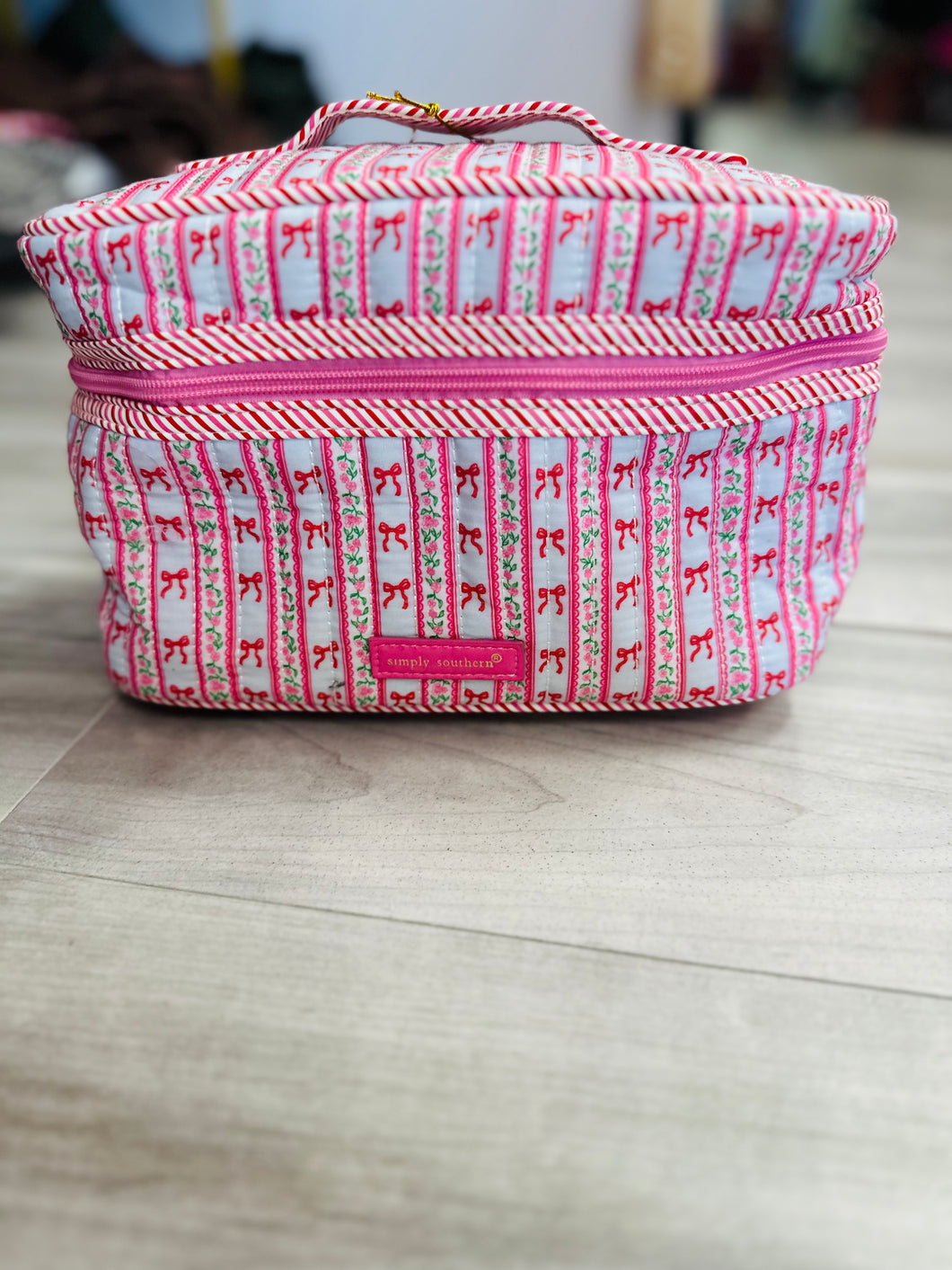 Bow Blossom Makeup Bag